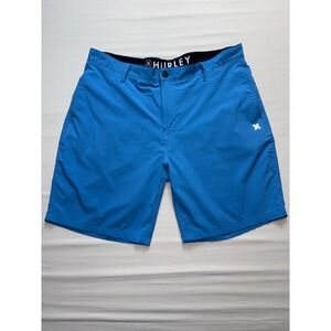 Hurley Mens Blue Hybrid Walk/Golf Shorts Size 40 Quick Dry Stretch Boardshorts